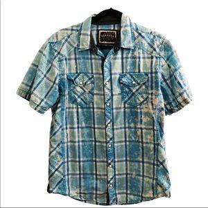 Buckle BKE Vintage Snap Down Plaid Shirt